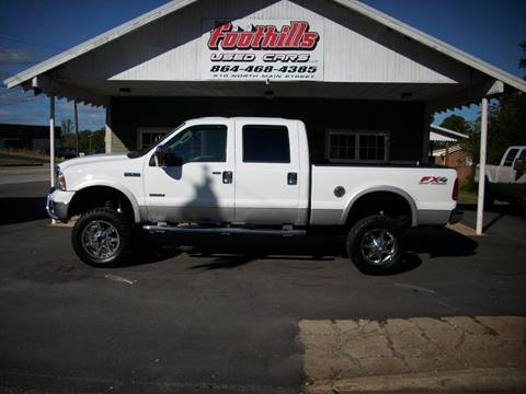 2007 Ford F-250 Super Duty for sale at Foothills Used Cars LLC in Campobello SC