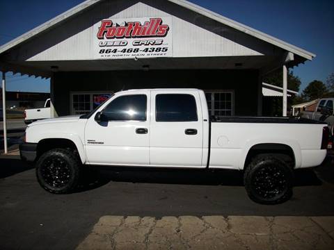 2004 Chevrolet Silverado 2500HD for sale at Foothills Used Cars LLC in Campobello SC