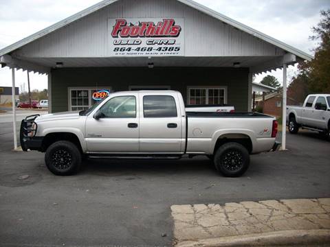 2007 Chevrolet Silverado 2500HD Classic for sale at Foothills Used Cars LLC in Campobello SC