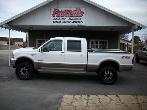 2004 Ford F-250 Super Duty for sale at Foothills Used Cars LLC in Campobello SC