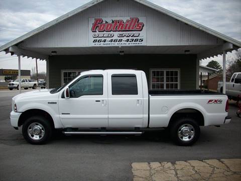 2006 Ford F-250 Super Duty for sale at Foothills Used Cars LLC in Campobello SC