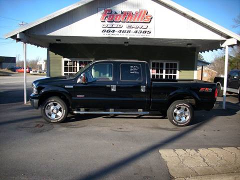 2006 Ford F-250 Super Duty for sale at Foothills Used Cars LLC in Campobello SC