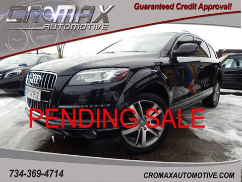 Audi Q7 For Sale In Ann Arbor Mi Cromax Automotive