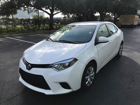 2014 Toyota Corolla for sale at FLORIDA CAR TRADE LLC in Davie FL