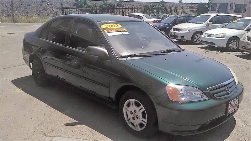 2002 Honda Civic Lx 4dr Sedan In Modesto Ca Star Auto Sales