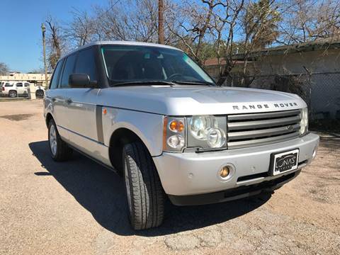 2004 Land Rover Range Rover for sale at lunas autoshop in Pasadena TX