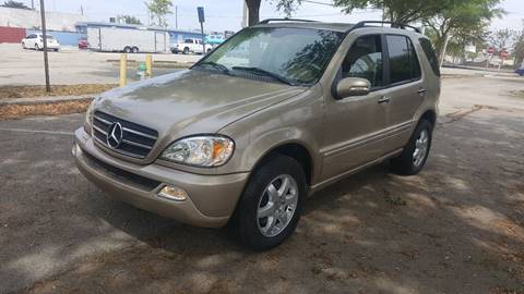2002 Mercedes-Benz M-Class for sale at UNITED AUTO BROKERS in Hollywood FL