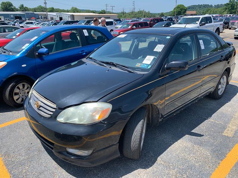 2003 Toyota Corolla S 4dr Sedan In West Pittsburg PA Trocci's Auto Sales