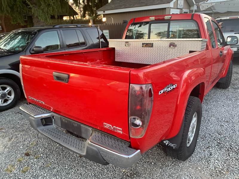 2005 Gmc Canyon 4dr Extended Cab Z85 SLE 4WD SB In West Pittsburg PA
