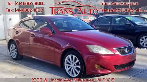 2007 Lexus IS 250 for sale at Trans Auto in Milwaukee WI