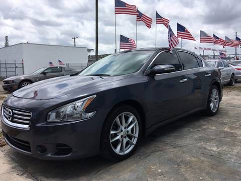 2009 Nissan Maxima for sale at IRON CARS in Hollywood FL