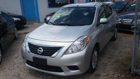 2012 Nissan Versa for sale at IRON CARS in Hollywood FL