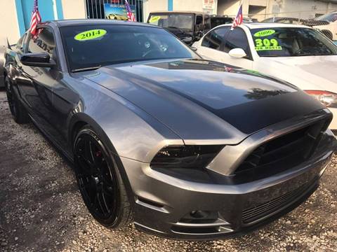 2014 Ford Mustang for sale at IRON CARS in Hollywood FL