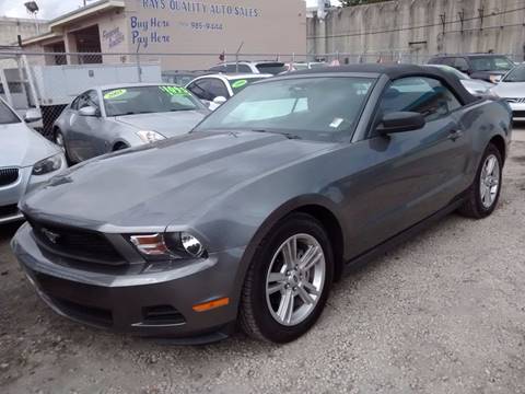 2010 Ford Mustang for sale at IRON CARS in Hollywood FL