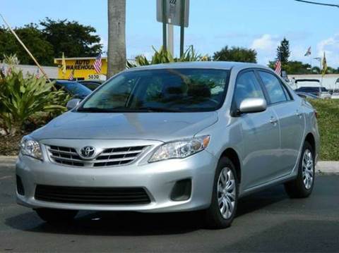 2013 Toyota Corolla for sale at IRON CARS in Hollywood FL