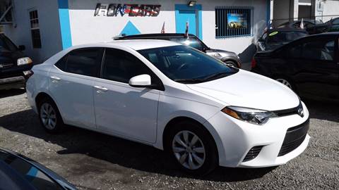 2015 Toyota Corolla for sale at IRON CARS in Hollywood FL