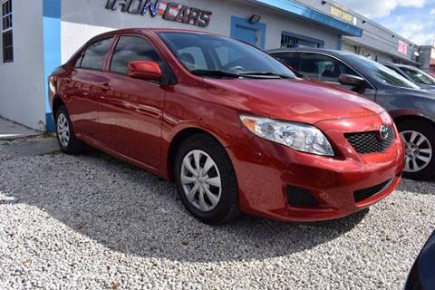 2010 Toyota Corolla for sale at IRON CARS in Hollywood FL