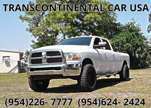 2012 Dodge Ram Pickup 2500 for sale at Transcontinental Car USA Corp in Fort Lauderdale FL