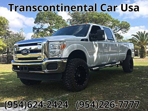 2011 Ford F-350 Super Duty for sale at Transcontinental Car USA Corp in Fort Lauderdale FL