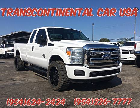 2011 Ford F-250 Super Duty for sale at Transcontinental Car USA Corp in Fort Lauderdale FL