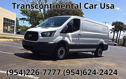 2015 Ford Transit Cargo for sale at Transcontinental Car USA Corp in Fort Lauderdale FL