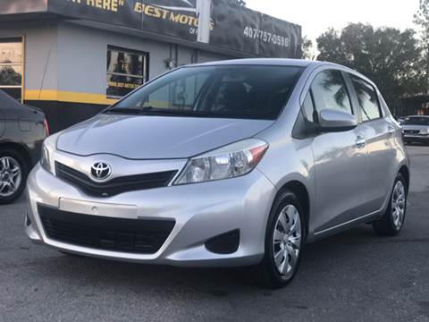 2014 Toyota Yaris for sale at BEST MOTORS OF FLORIDA in Orlando FL