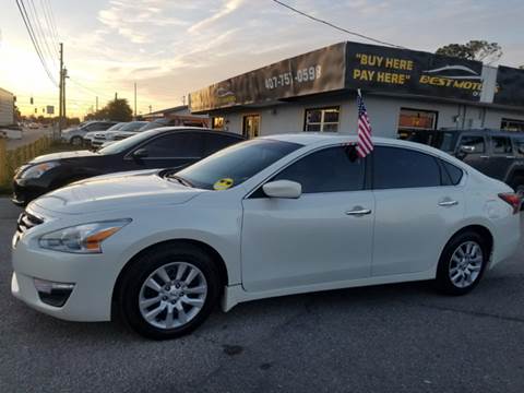 2014 Nissan Altima for sale at BEST MOTORS OF FLORIDA in Orlando FL