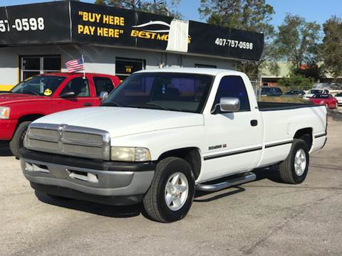 1997 Dodge Ram Pickup 1500 for sale at BEST MOTORS OF FLORIDA in Orlando FL