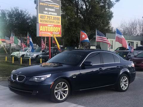 2010 BMW 5 Series for sale at BEST MOTORS OF FLORIDA in Orlando FL