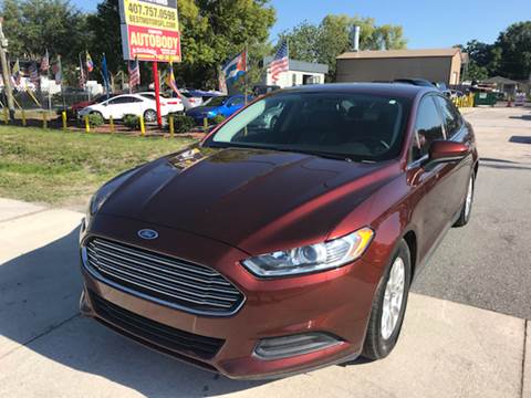 2015 Ford Fusion for sale at BEST MOTORS OF FLORIDA in Orlando FL