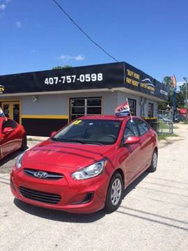 2013 Hyundai Accent for sale at BEST MOTORS OF FLORIDA in Orlando FL