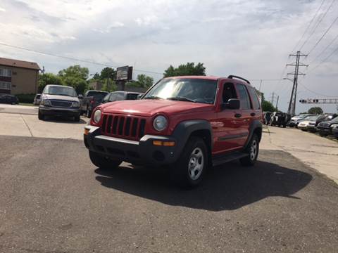 2002 Jeep Liberty for sale at Prunto Motor Inc. in Dearborn MI
