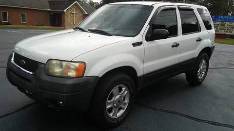 2003 Ford Escape for sale at Happy Days Auto Sales in Piedmont SC