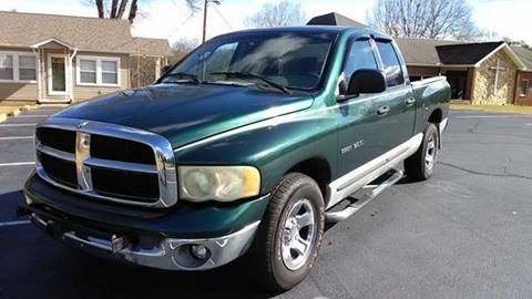 2002 Dodge Ram Pickup 1500 for sale at Happy Days Auto Sales in Piedmont SC