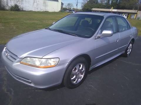 2001 Honda Accord for sale at Happy Days Auto Sales in Piedmont SC