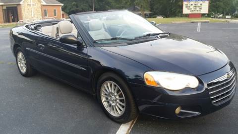 2004 Chrysler Sebring for sale at Happy Days Auto Sales in Piedmont SC