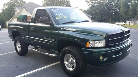 1999 Dodge Ram Pickup 1500 for sale at Happy Days Auto Sales in Piedmont SC