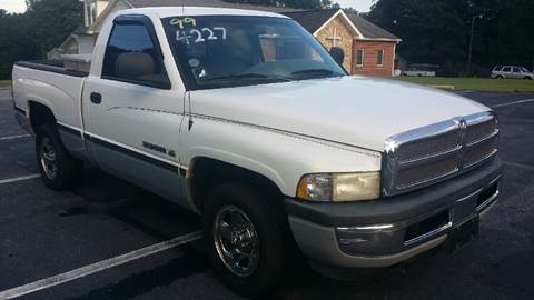 1999 Dodge Ram Pickup 1500 for sale at Happy Days Auto Sales in Piedmont SC
