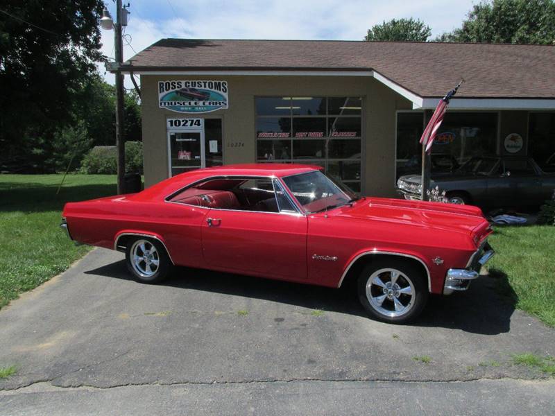 1965 Chevrolet Impala for sale at Ross Customs Muscle Cars LLC in Goodrich MI