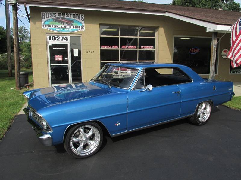 1967 Chevrolet Nova for sale at Ross Customs Muscle Cars LLC in Goodrich MI