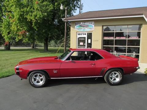1969 Chevrolet Camaro for sale at Ross Customs Muscle Cars LLC in Goodrich MI