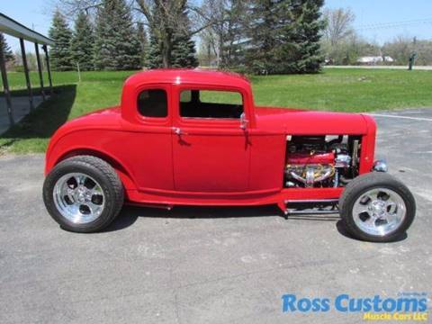 1932 Ford 5 Window Coupe for sale at Ross Customs Muscle Cars LLC in Goodrich MI