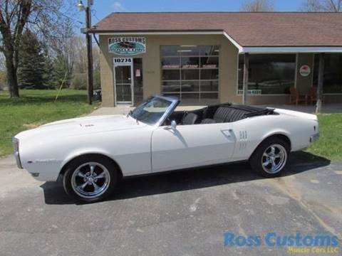 1968 Pontiac Firebird for sale at Ross Customs Muscle Cars LLC in Goodrich MI