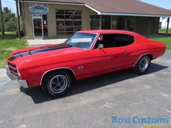 1970 Chevrolet Chevelle for sale at Ross Customs Muscle Cars LLC in Goodrich MI