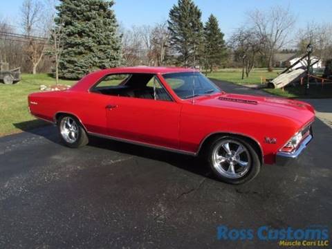 1966 Chevrolet Chevelle for sale at Ross Customs Muscle Cars LLC in Goodrich MI