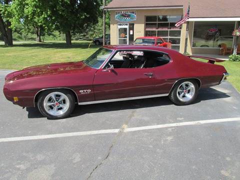 1970 Pontiac GTO for sale at Ross Customs Muscle Cars LLC in Goodrich MI