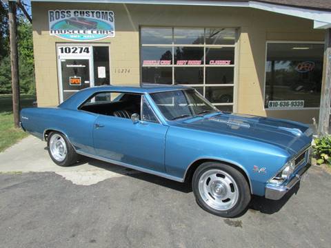 1966 Chevrolet Chevelle for sale at Ross Customs Muscle Cars LLC in Goodrich MI