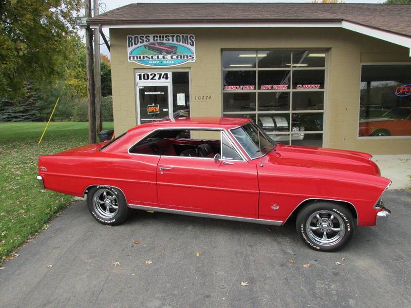 1967 Chevrolet Nova for sale at Ross Customs Muscle Cars LLC in Goodrich MI