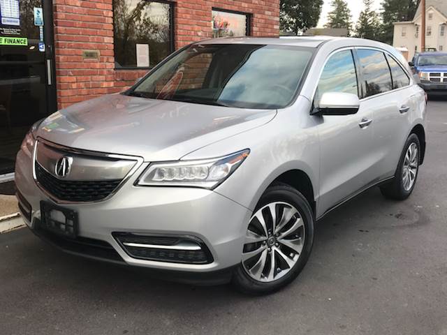 2015 Acura MDX for sale at Elmwood D+J Auto Sales in Agawam MA