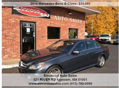 2014 Mercedes-Benz E-Class for sale at Elmwood D+J Auto Sales in Agawam MA